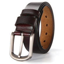 Load image into Gallery viewer, Real Leather Message Men's Belt