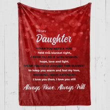 Load image into Gallery viewer, To My Daughter Premium Blanket - 01