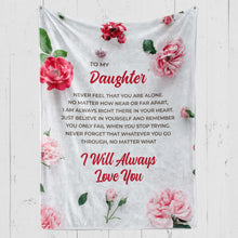 Load image into Gallery viewer, To My Daughter Premium Blanket - 03