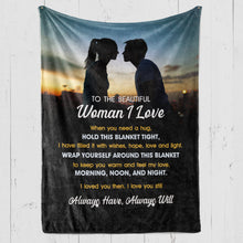 Load image into Gallery viewer, To the Woman I Love - Premium Blanket - BK