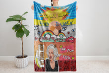 Load image into Gallery viewer, Pop Art - To My Man Promise Premium Fleece Blanket