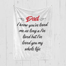 Load image into Gallery viewer, Dad Premium Fleece Blanket III