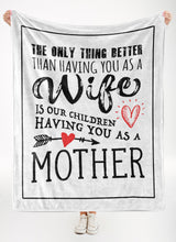 Load image into Gallery viewer, Wife Premium Fleece Blanket II