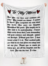 Load image into Gallery viewer, Mom Premium Fleece Blanket IV