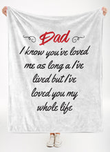 Load image into Gallery viewer, Dad Premium Fleece Blanket III