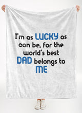 Load image into Gallery viewer, Dad Premium Fleece Blanket IV