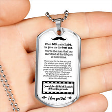 Load image into Gallery viewer, DT - Best Dad Necklace