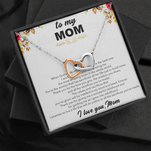 Load image into Gallery viewer, SO2 - Two Hearts Mom Necklace
