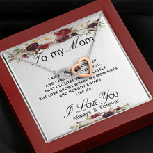 Load image into Gallery viewer, SO - TO MY MOM SONG - Interlocked Two hearts