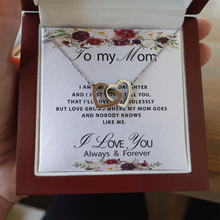 Load image into Gallery viewer, SO - TO MY MOM SONG - Interlocked Two hearts