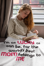 Load image into Gallery viewer, Mom Premium Fleece Blanket VII