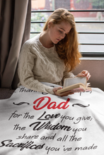 Load image into Gallery viewer, Dad Premium Fleece Blanket II
