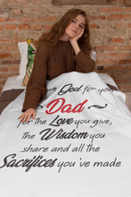 Load image into Gallery viewer, Dad Premium Fleece Blanket II