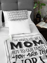 Load image into Gallery viewer, Mom Premium Fleece Blanket I