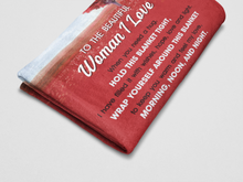 Load image into Gallery viewer, To the Woman I Love - Premium Blanket