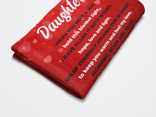 Load image into Gallery viewer, To My Daughter Premium Blanket - 01