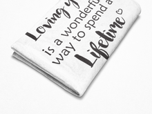 Load image into Gallery viewer, Loving you Premium Fleece Blanket