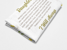 Load image into Gallery viewer, To My Daughter Premium Blanket - 02