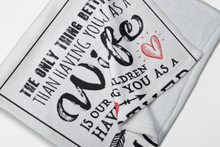 Load image into Gallery viewer, Wife Premium Fleece Blanket II