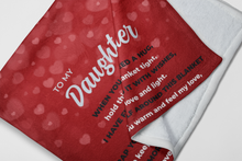 Load image into Gallery viewer, To My Daughter Premium Blanket - 01