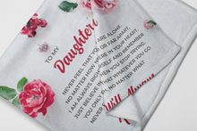 Load image into Gallery viewer, To My Daughter Premium Blanket - 03