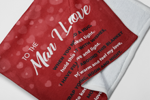 Load image into Gallery viewer, To the Man I Love - Premium Blanket RD