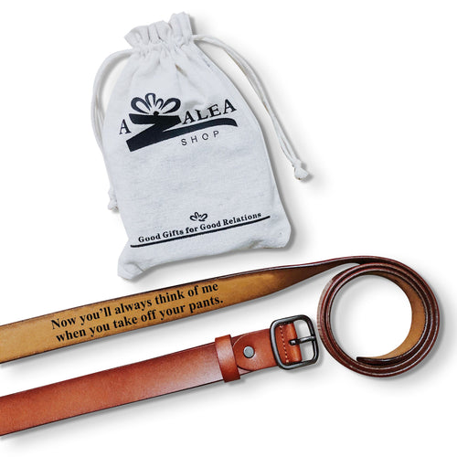 Secret Message Real Leather Women's Belt