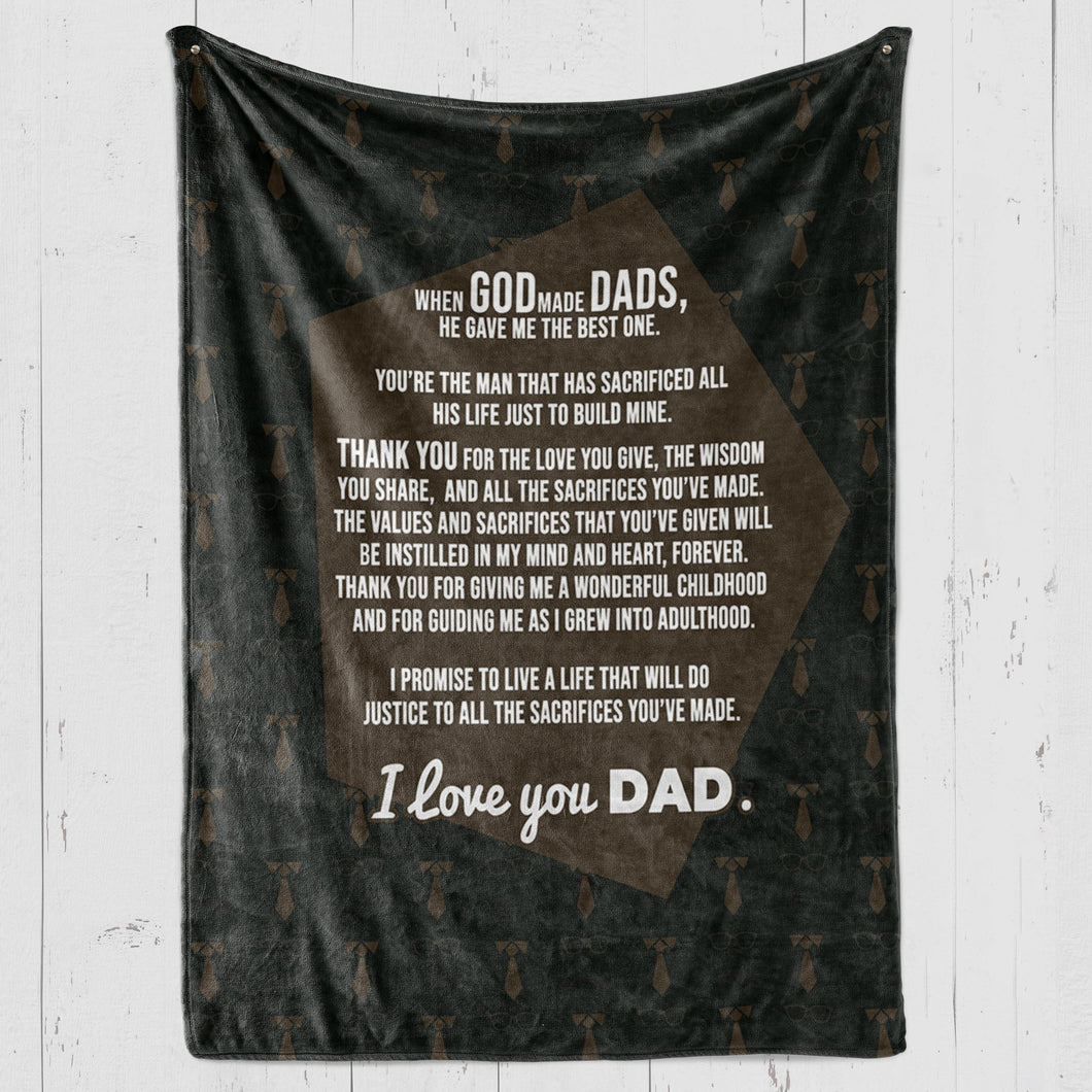 PB- Premium Blanket for Best Dads
