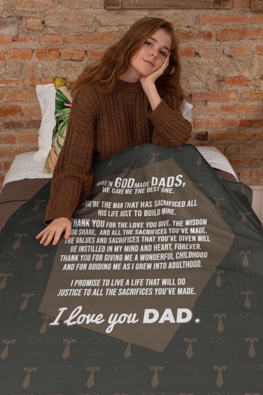 PB- Premium Blanket for Best Dads