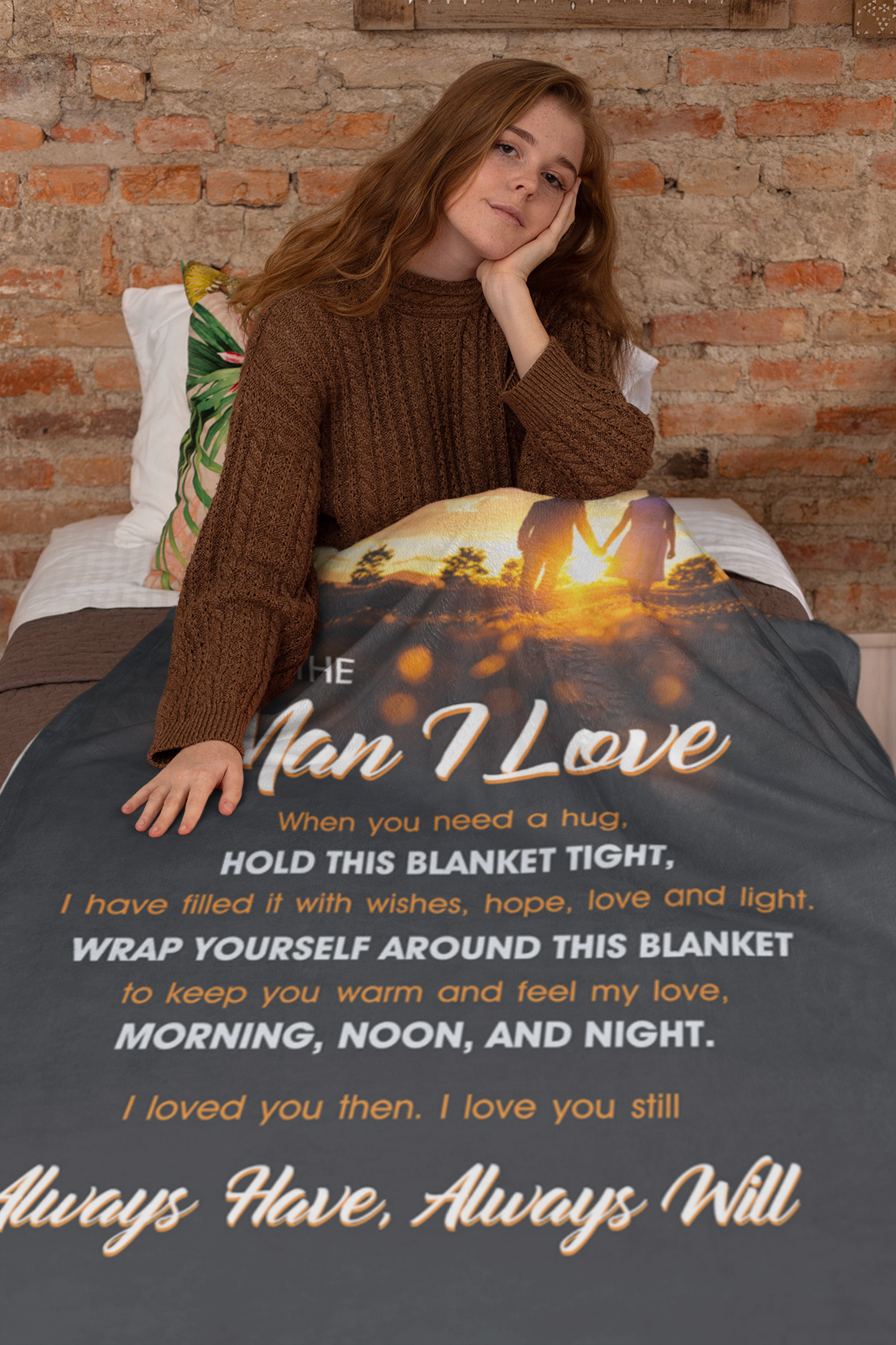 To the Man I Love - Premium Blanket