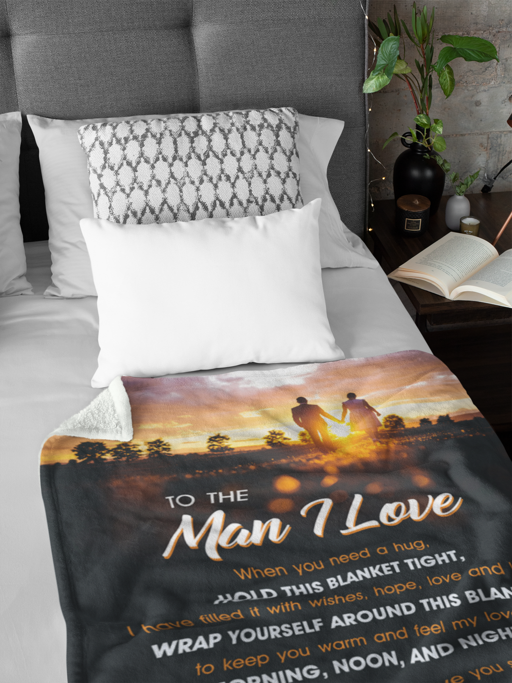 To the Man I Love - Premium Blanket