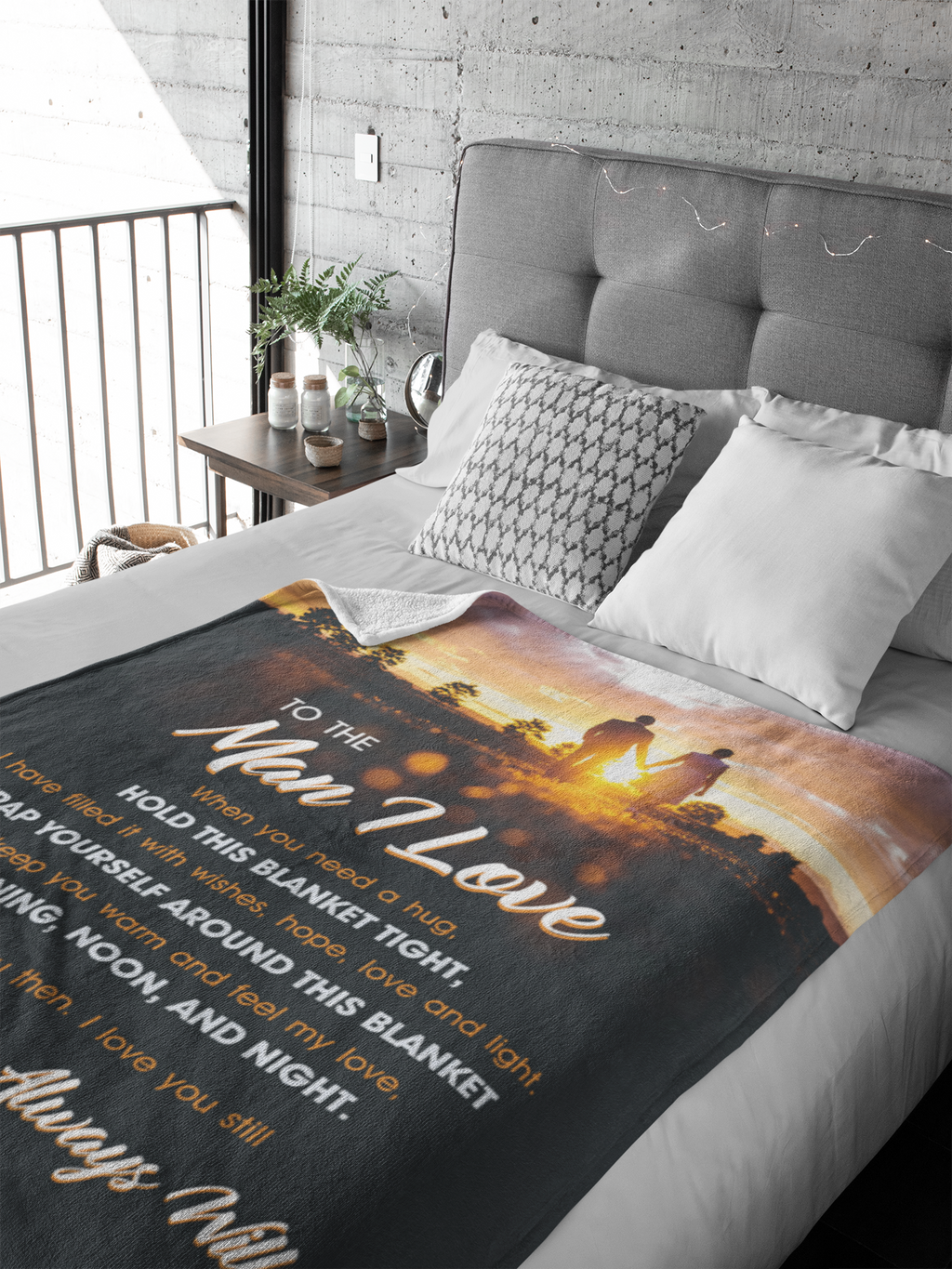 To the Man I Love - Premium Blanket