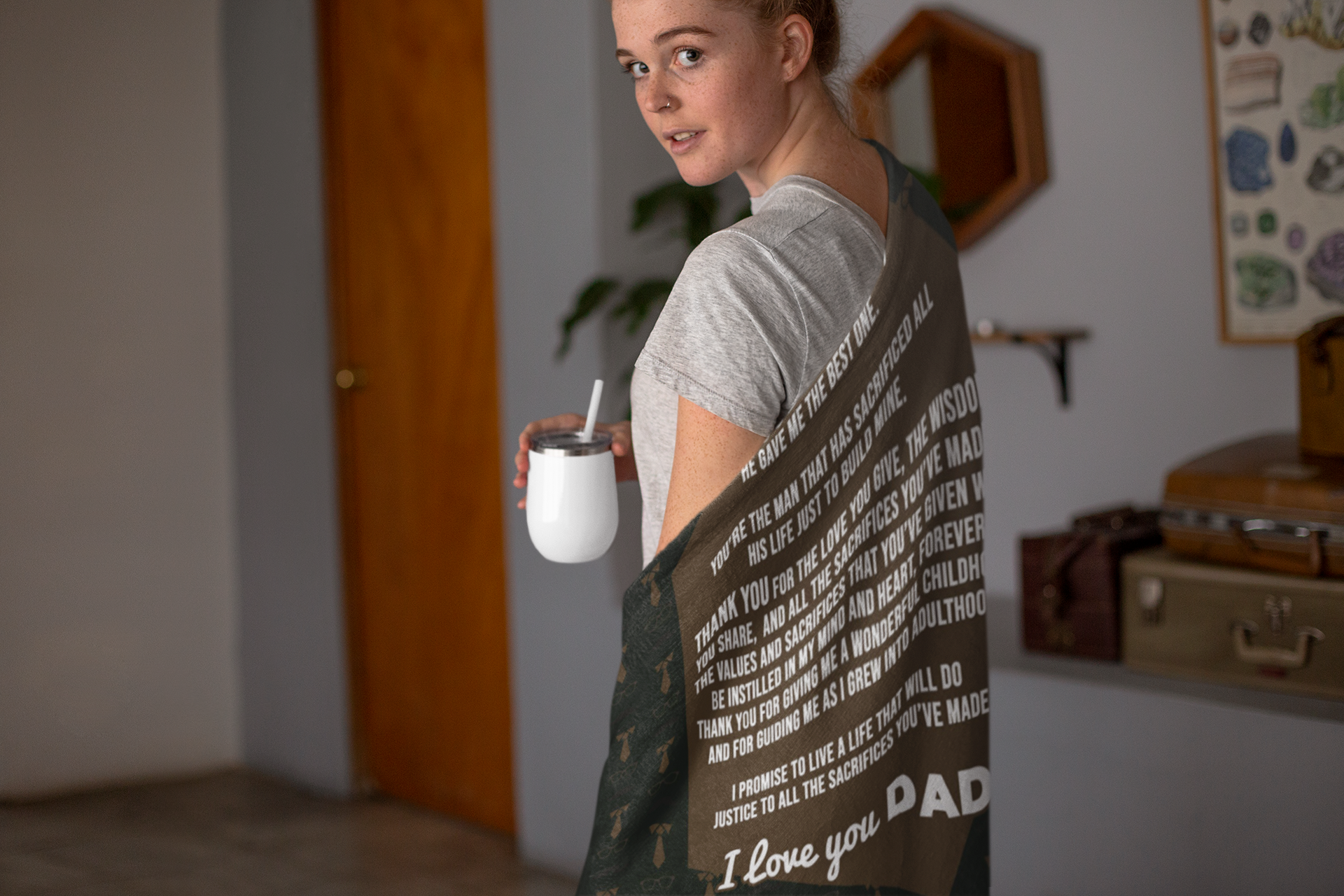 PB- Premium Blanket for Best Dads