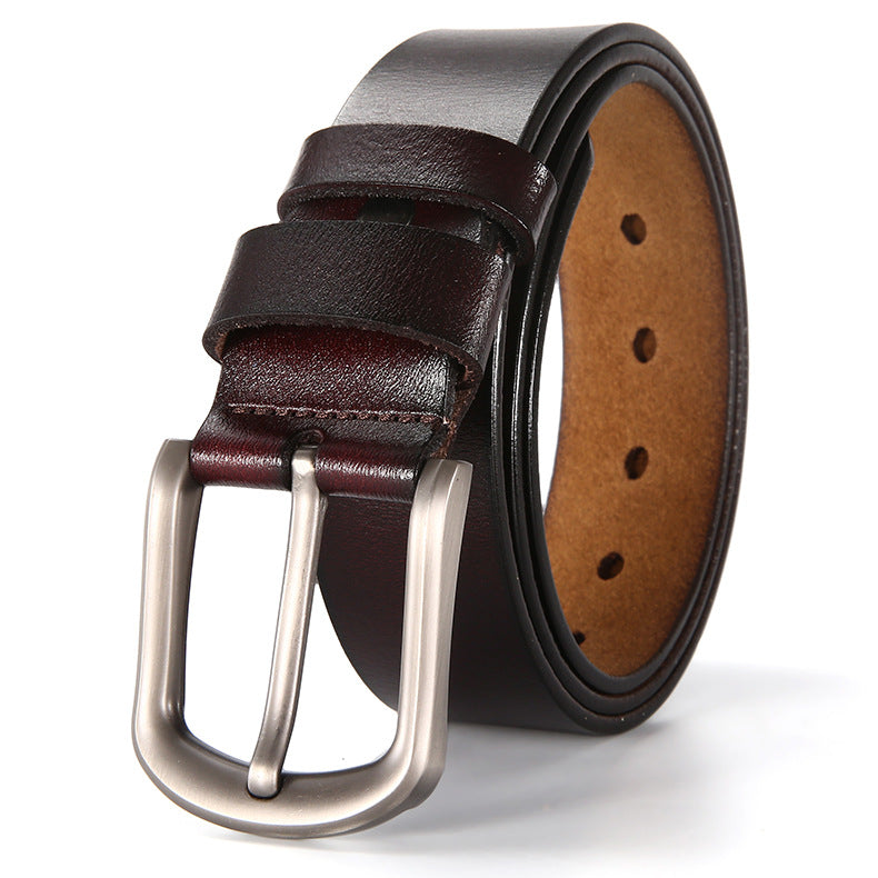 Real Leather Message Men's Belt