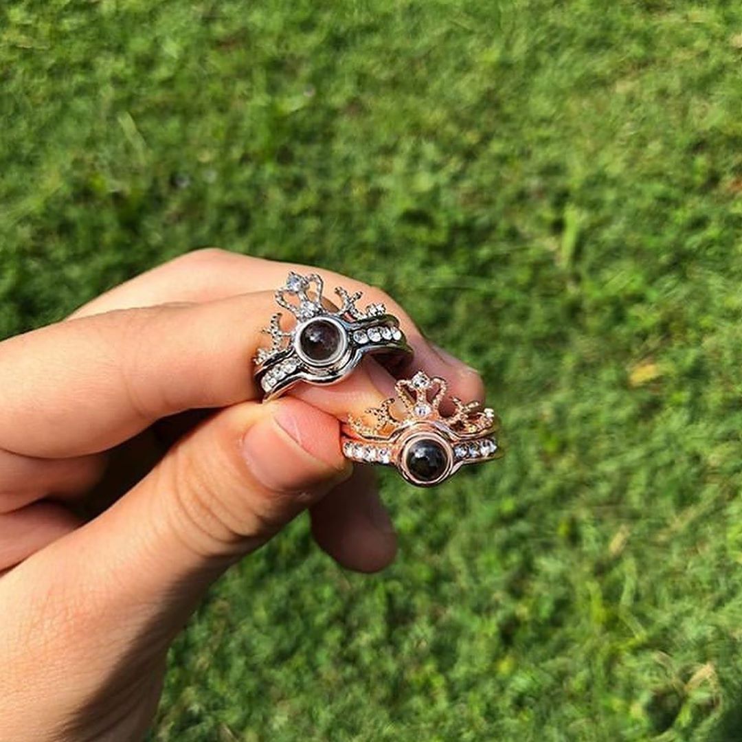 100 ILY - Nano Micro Carving Ring
