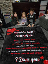 Load image into Gallery viewer, Best Grandpa - Throw Blanket
