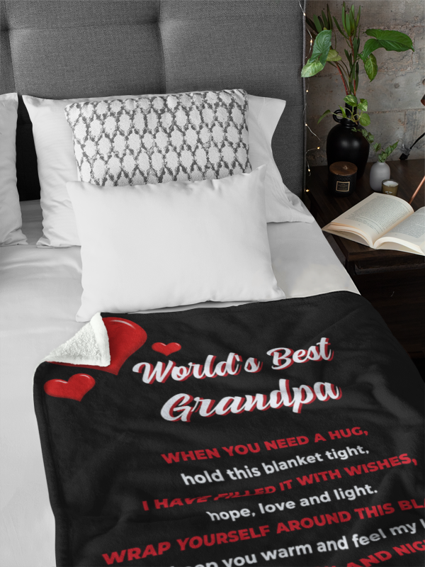 Best Grandpa - Throw Blanket