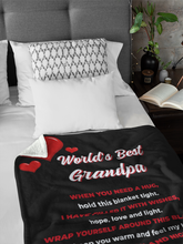 Load image into Gallery viewer, Best Grandpa - Throw Blanket
