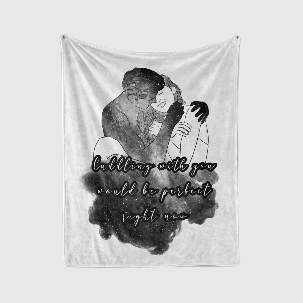 Cuddling with You - Premium Fleece Blanket