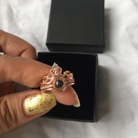 100 ILY - Nano Micro Carving Ring