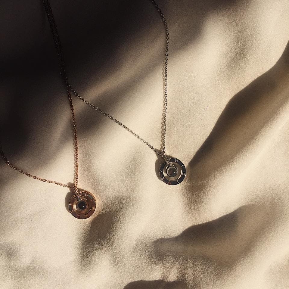 100 ILY - Nano Micro Carving Necklace