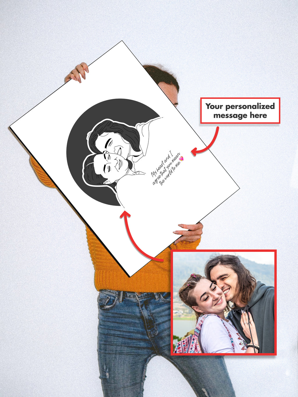 Personalised Vexel Portrait Art - Canvas Wraps