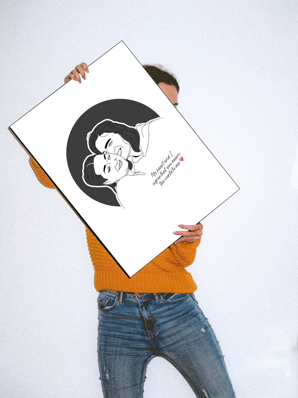Personalised Vexel Portrait Art - Canvas Wraps