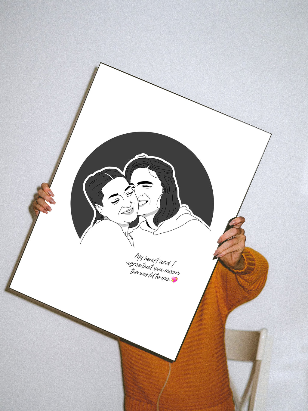Personalised Vexel Portrait Art - Canvas Wraps