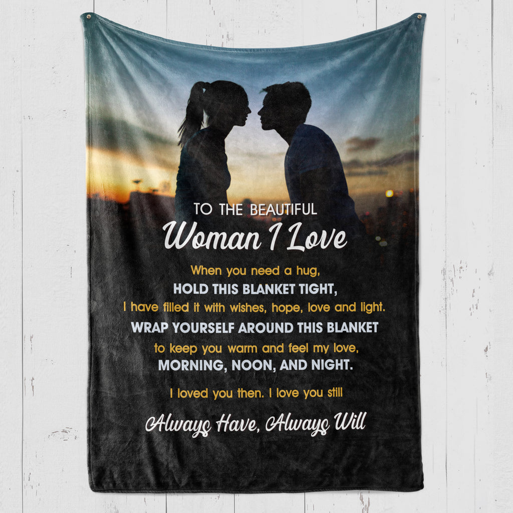 To the Woman I Love - Premium Blanket - BK