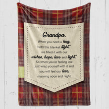 Load image into Gallery viewer, RB - Premium Blanket for Grandpa
