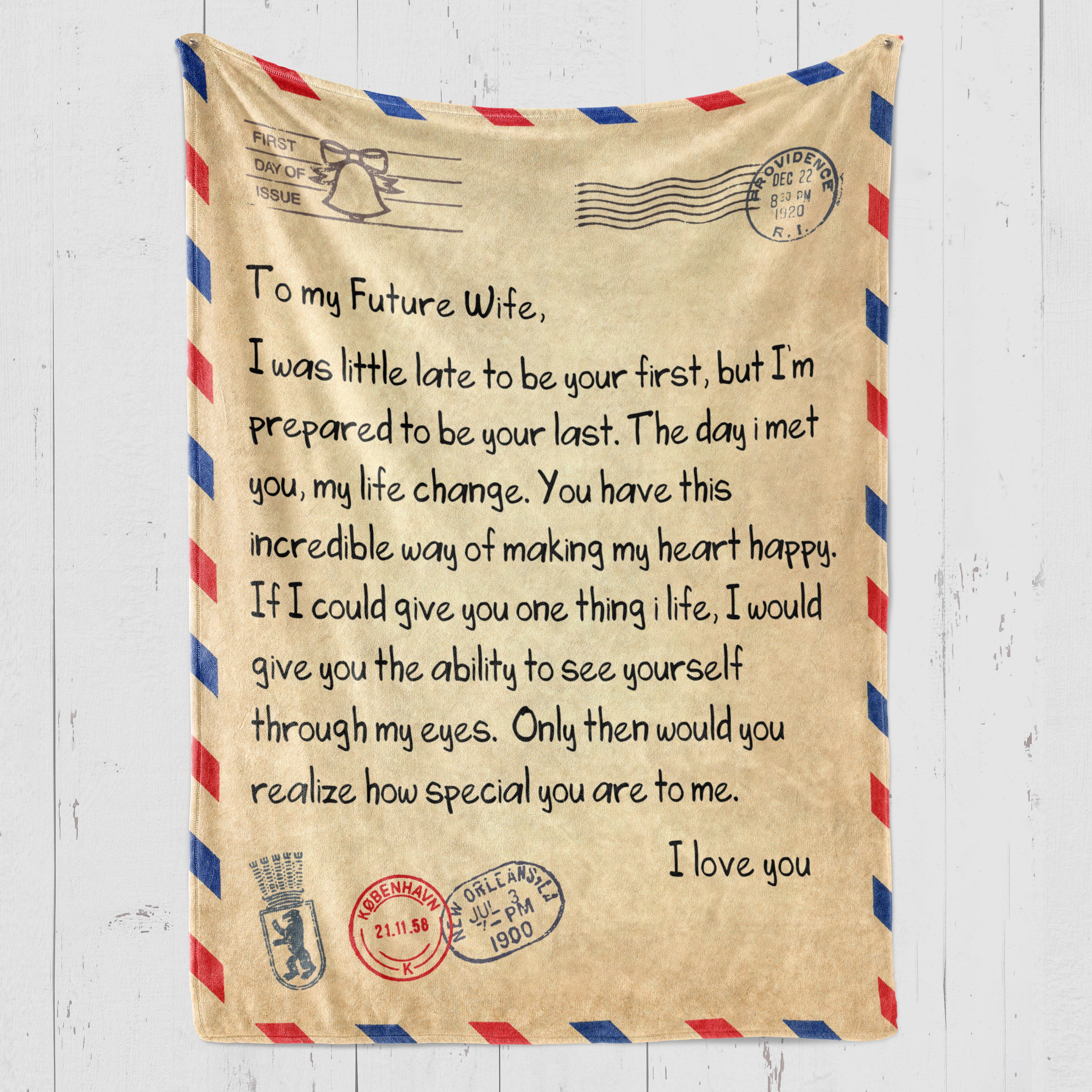 To my Future Wife - Premium Blanket