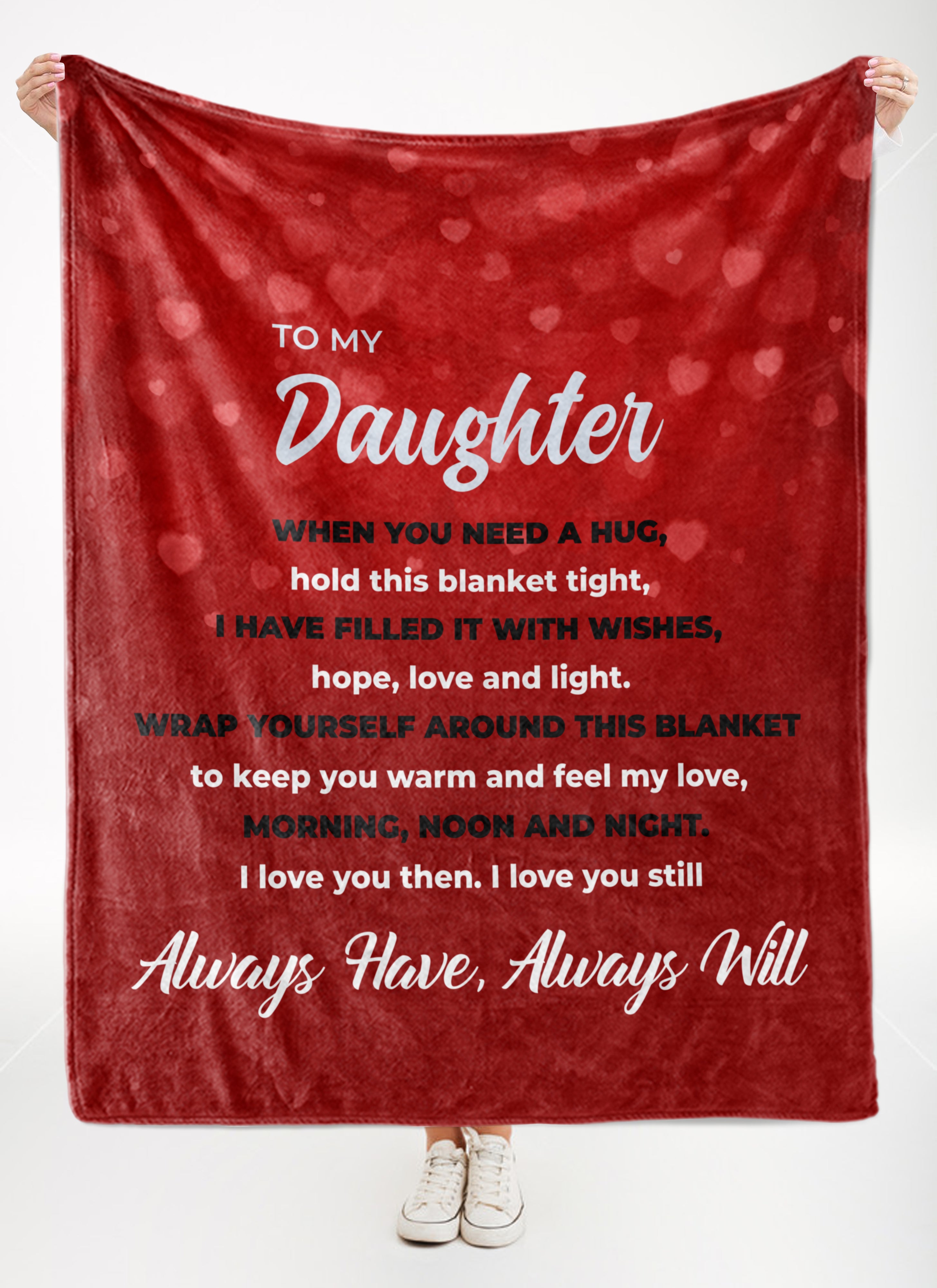 To My Daughter Premium Blanket - 01