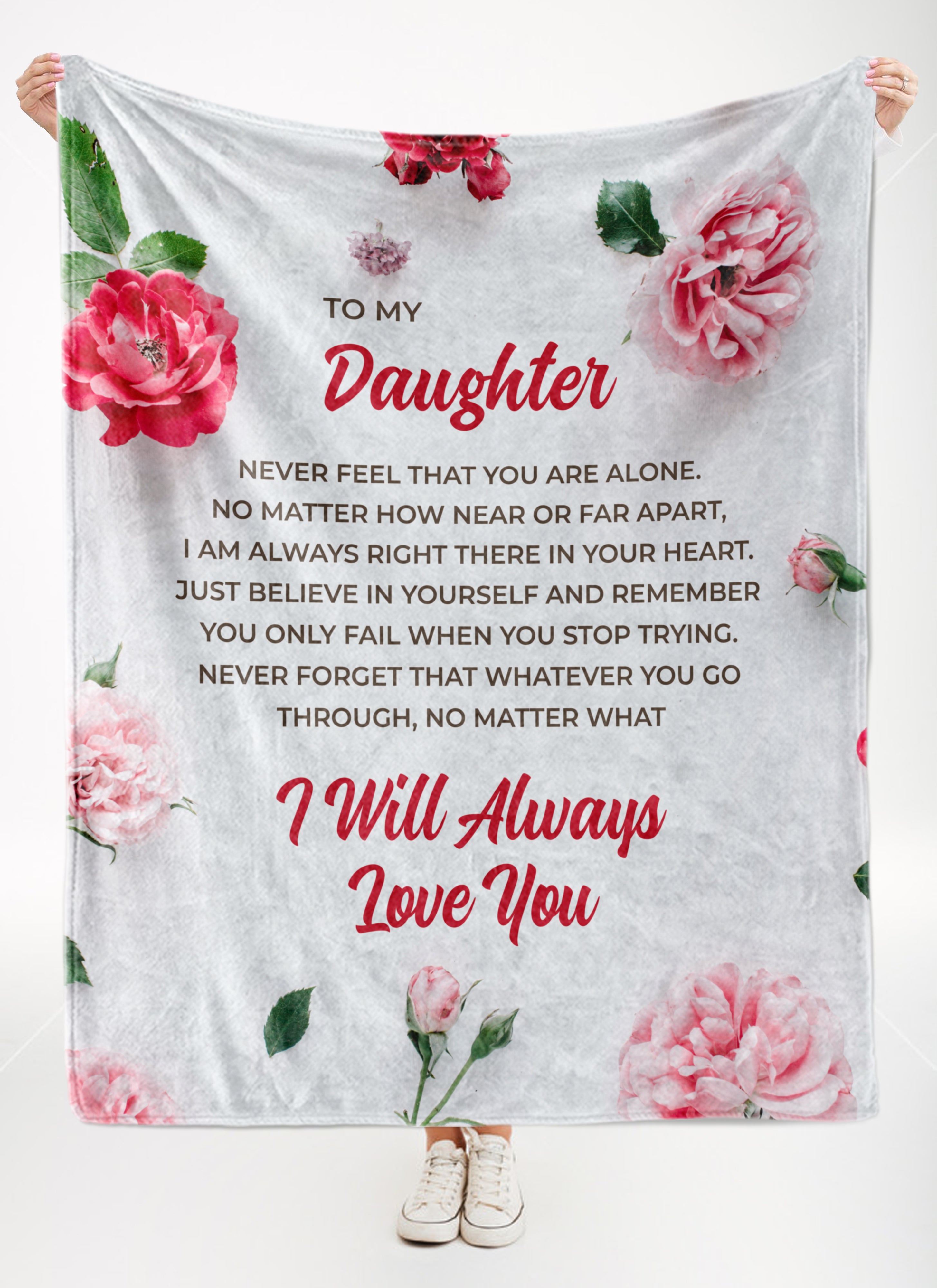 To My Daughter Premium Blanket - 03