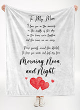 Load image into Gallery viewer, To My Man (white) -  Premium Blanket

